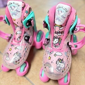 Hello Kitty Pink and Blue Skates